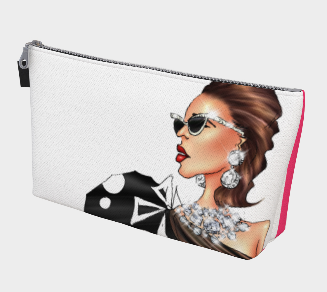Diva Couture Illustration by Mark Belford Makeup Bag