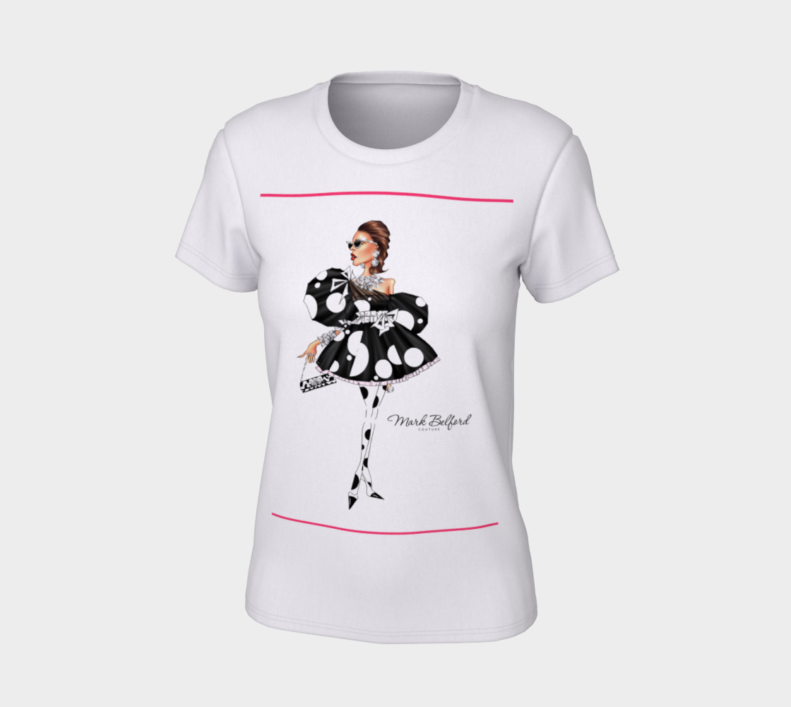 Diva Couture Illustration by Mark Belford T-Shirt