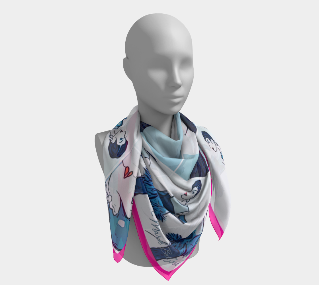 AFC Feathers & Crystal Cigarette Holder MBC Scarf