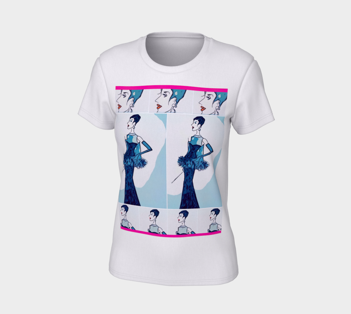 Diva Couture Illustration by Mark Belford T-Shirt