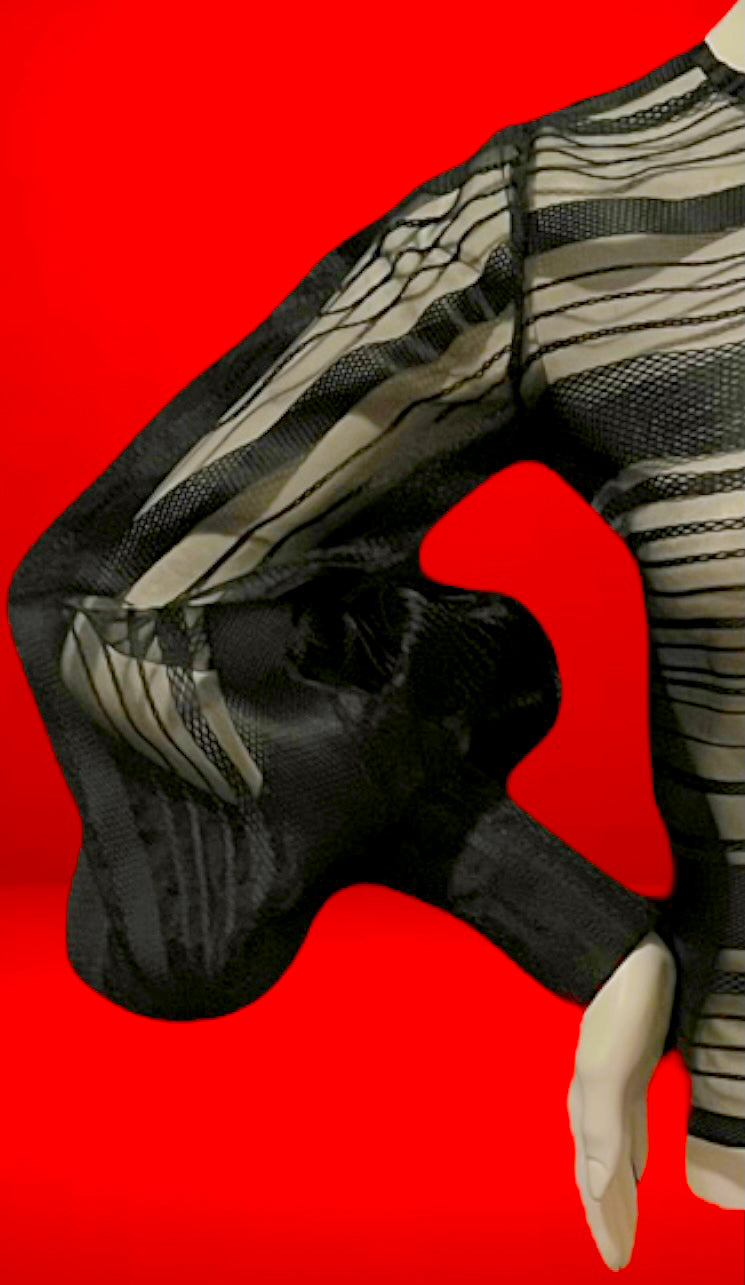 The Moto Blouse in Italian Organza Blouse