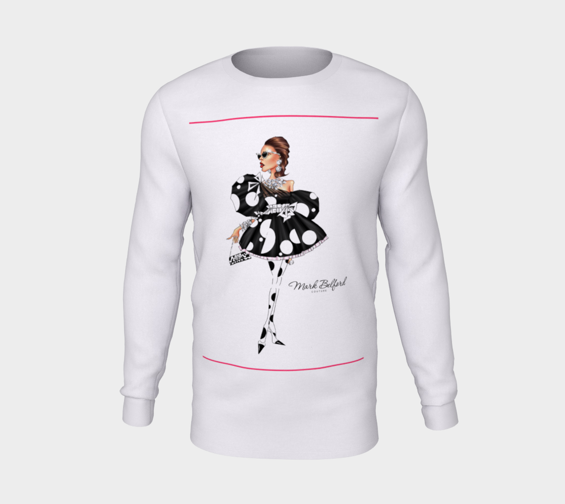 Diva Couture Illustration by Mark Belford Long Sleeve