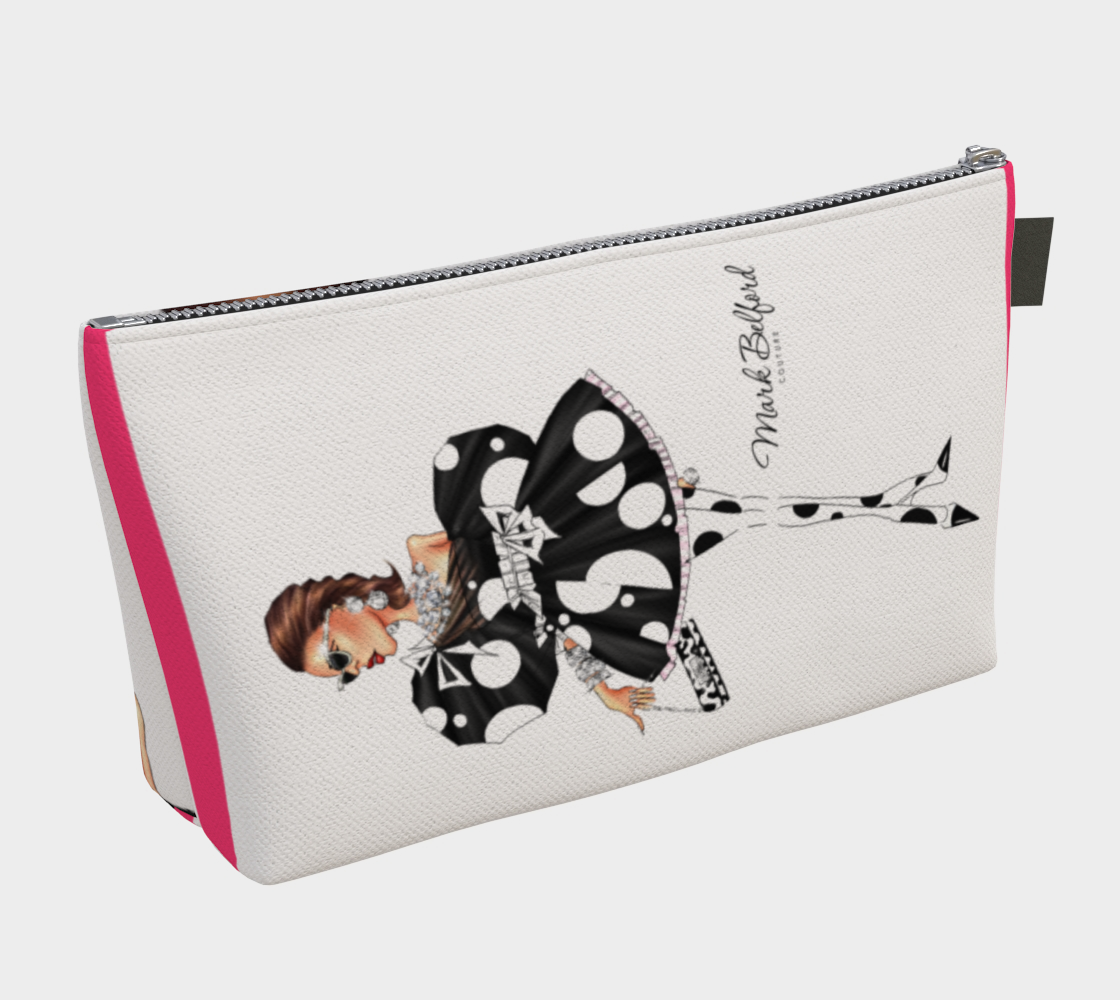 Diva Couture Illustration by Mark Belford Makeup Bag