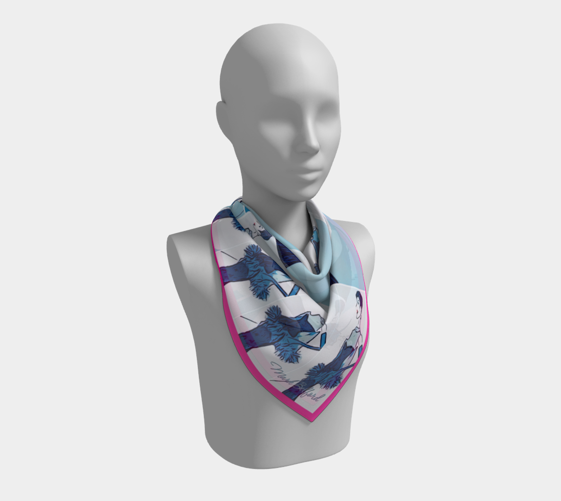 AFC Feathers & Crystal Cigarette Holder MBC Scarf