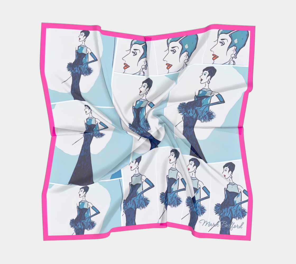 AFC Feathers & Crystal Cigarette Holder MBC Scarf