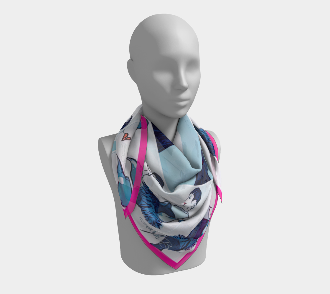 AFC Feathers & Crystal Cigarette Holder MBC Scarf