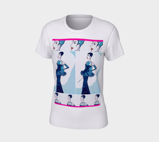 Diva Couture Illustration by Mark Belford T-Shirt