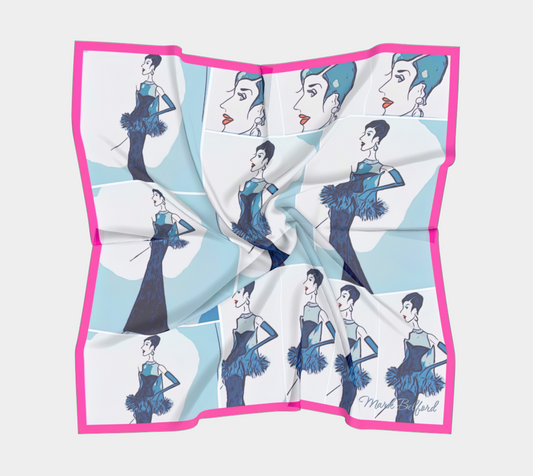 AFC Feathers & Crystal Cigarette Holder MBC Scarf